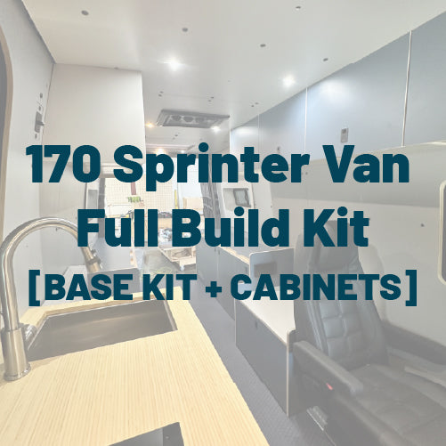 170 Sprinter Van Full Build Kit [BASE KIT + CABINETS]
