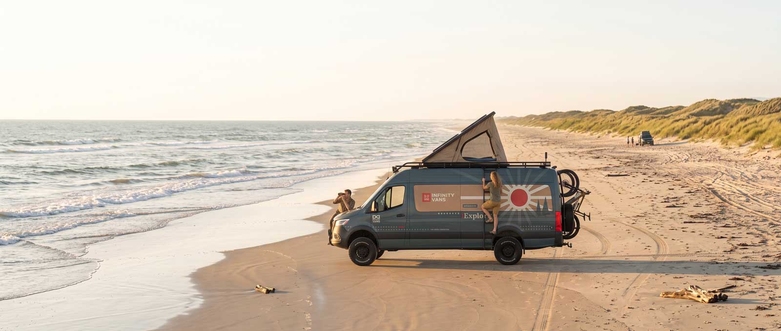 Sprinter van in the wild